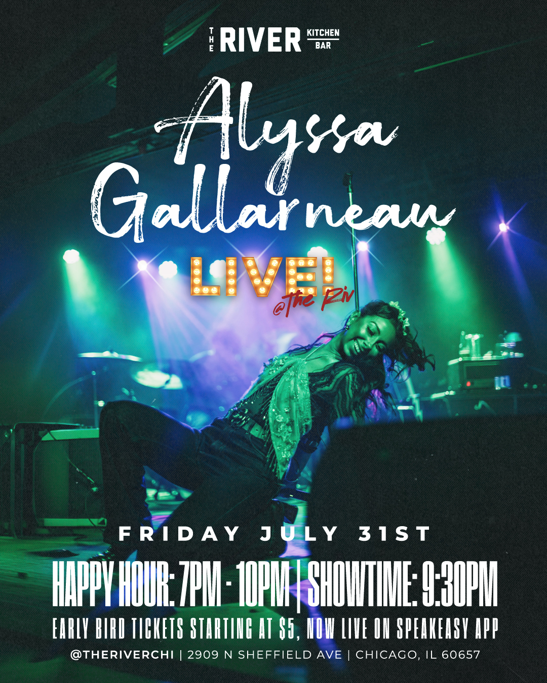 LIVE! @ The Riv feat. Alyssa Gallarneau 7.31