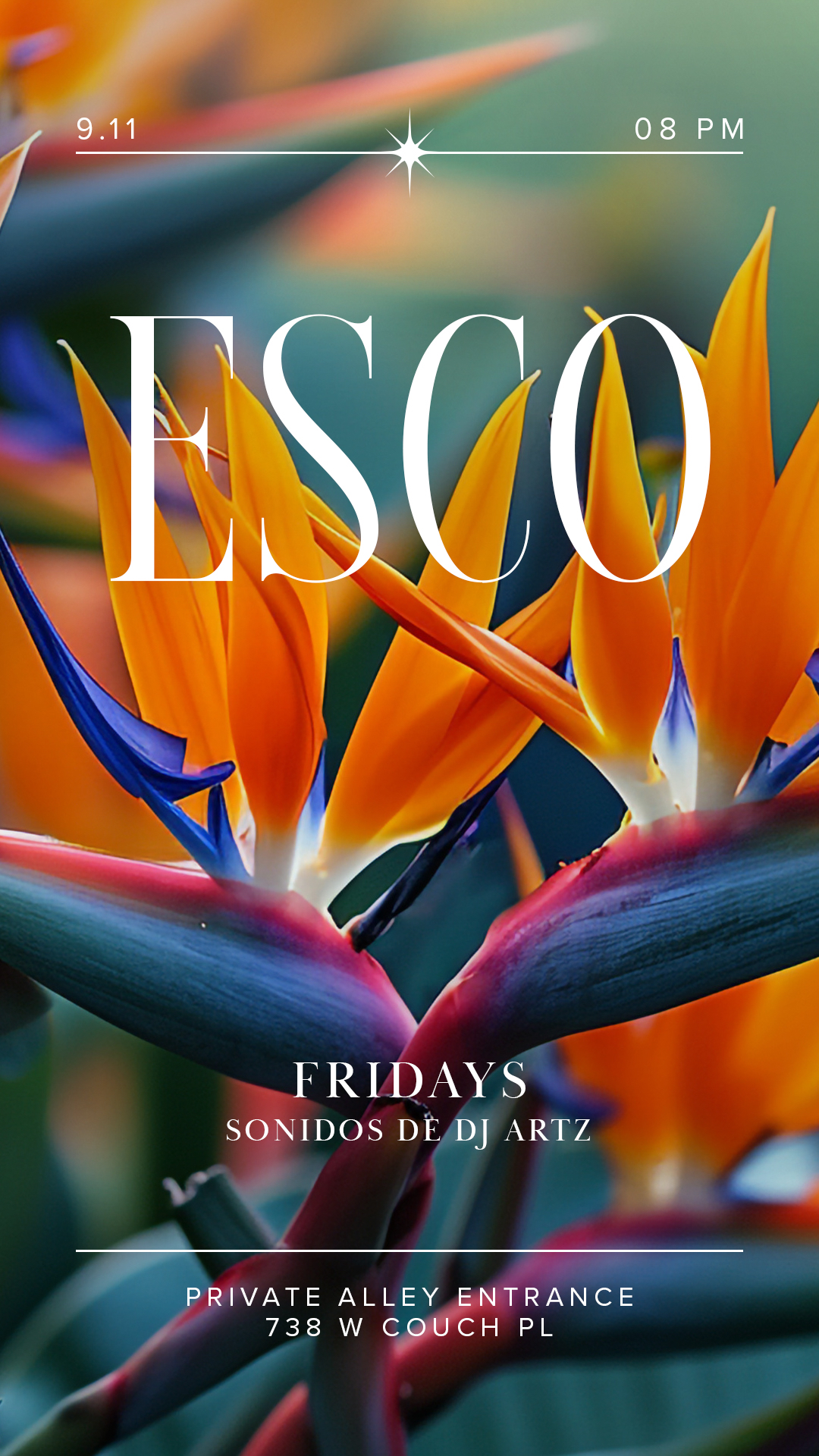 ESCO FRIDAYS with DJ ARTZ
