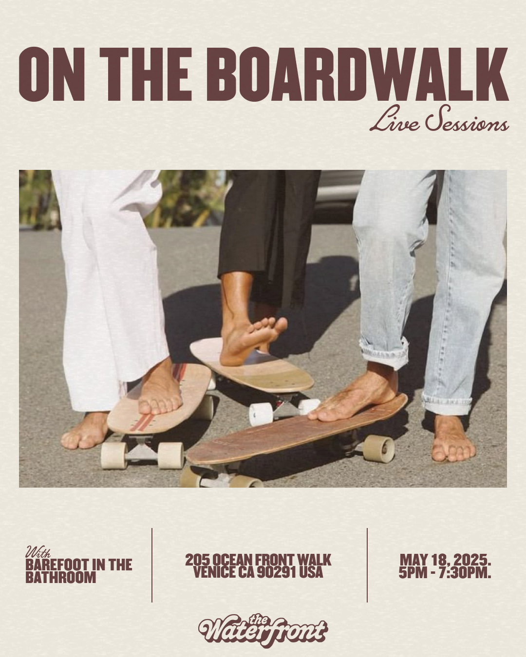 On the Boardwalk with Barefoot in the Bathroom