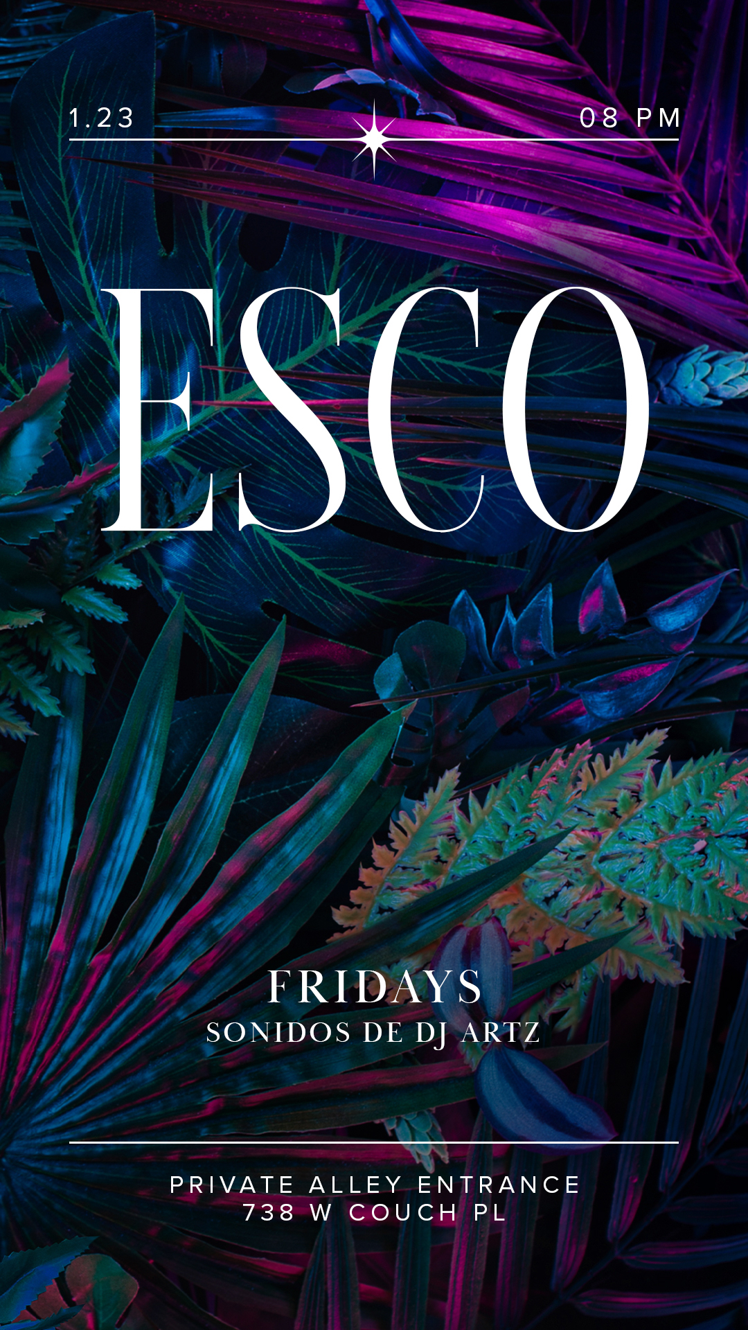 ESCO FRIDAYS with DJ ARTZ