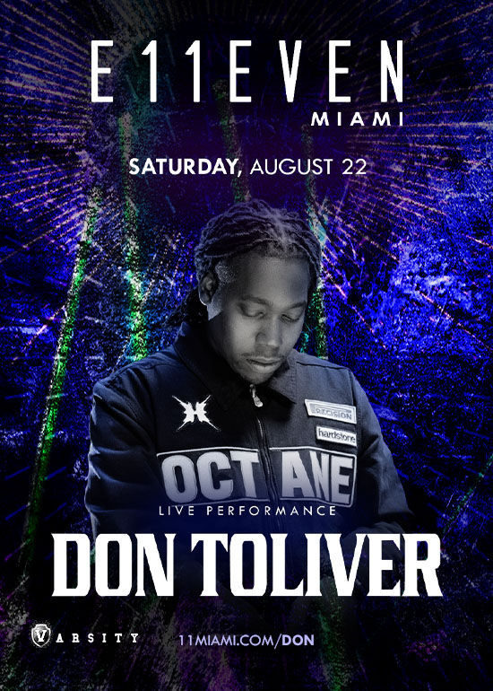 DON TOLIVER LIVE AT E11EVEN