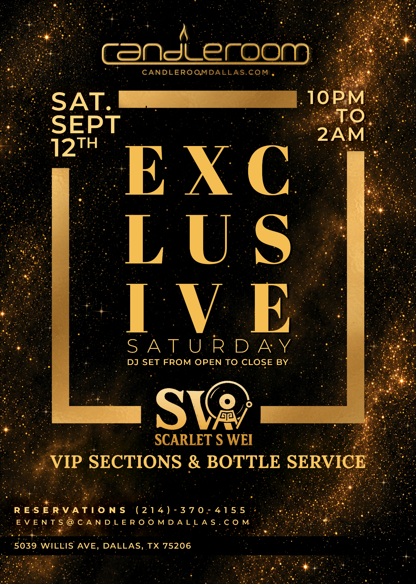 Exclusive Saturdays ft Scarlet’s Wei