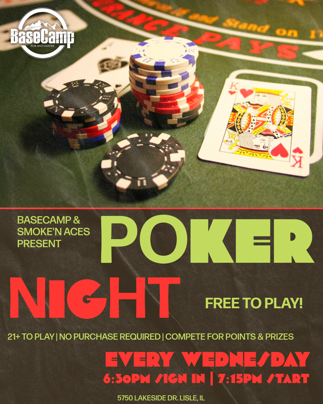 Free Poker Wednesdays!