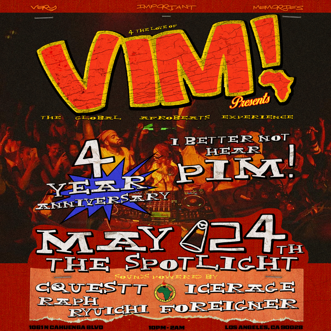 VIM! 4 Year Anniversary