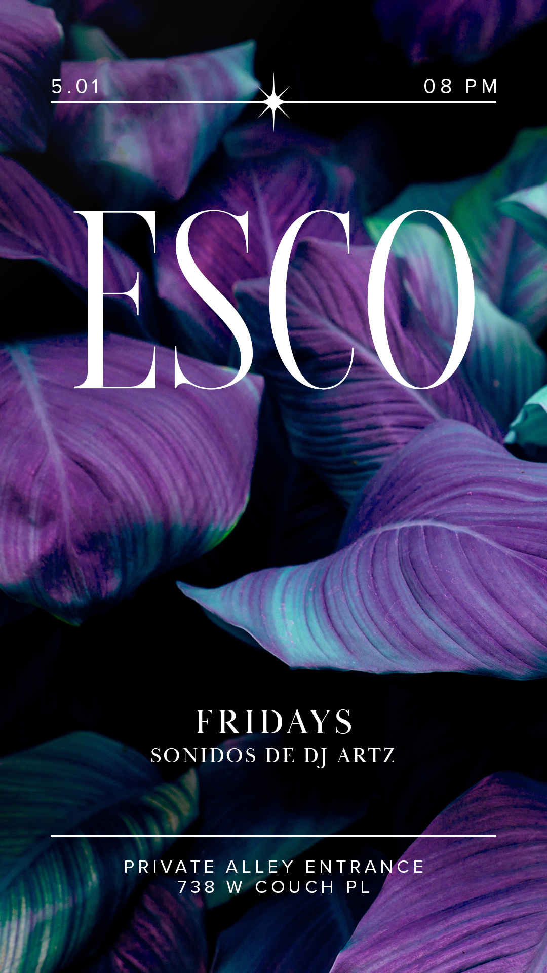 ESCO FRIDAYS with DJ ARTZ