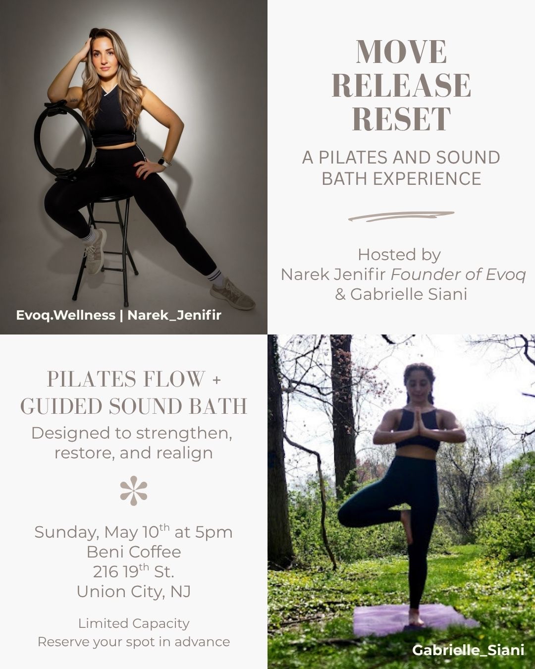 Move, Release, Reset: Pilates and Sound Bath Experience