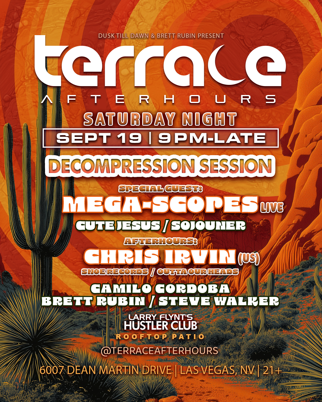 DECOMPRESSION SESSION | Mega-scopes (live), Chris Irvin (US), + more!