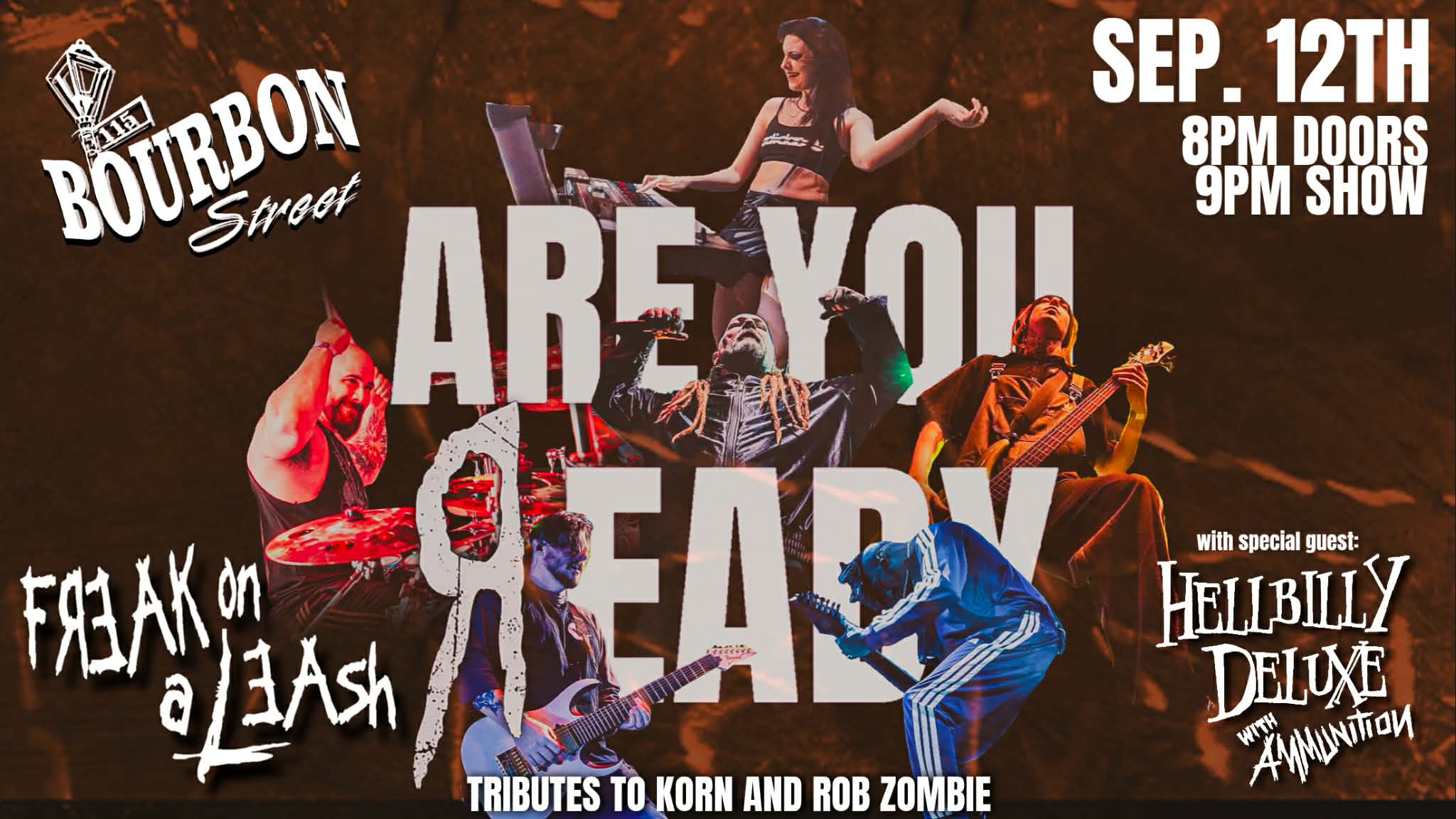 FREAK ON A LEASH (Chicagoland Korn Tribute)- At 115 Bourbon Street