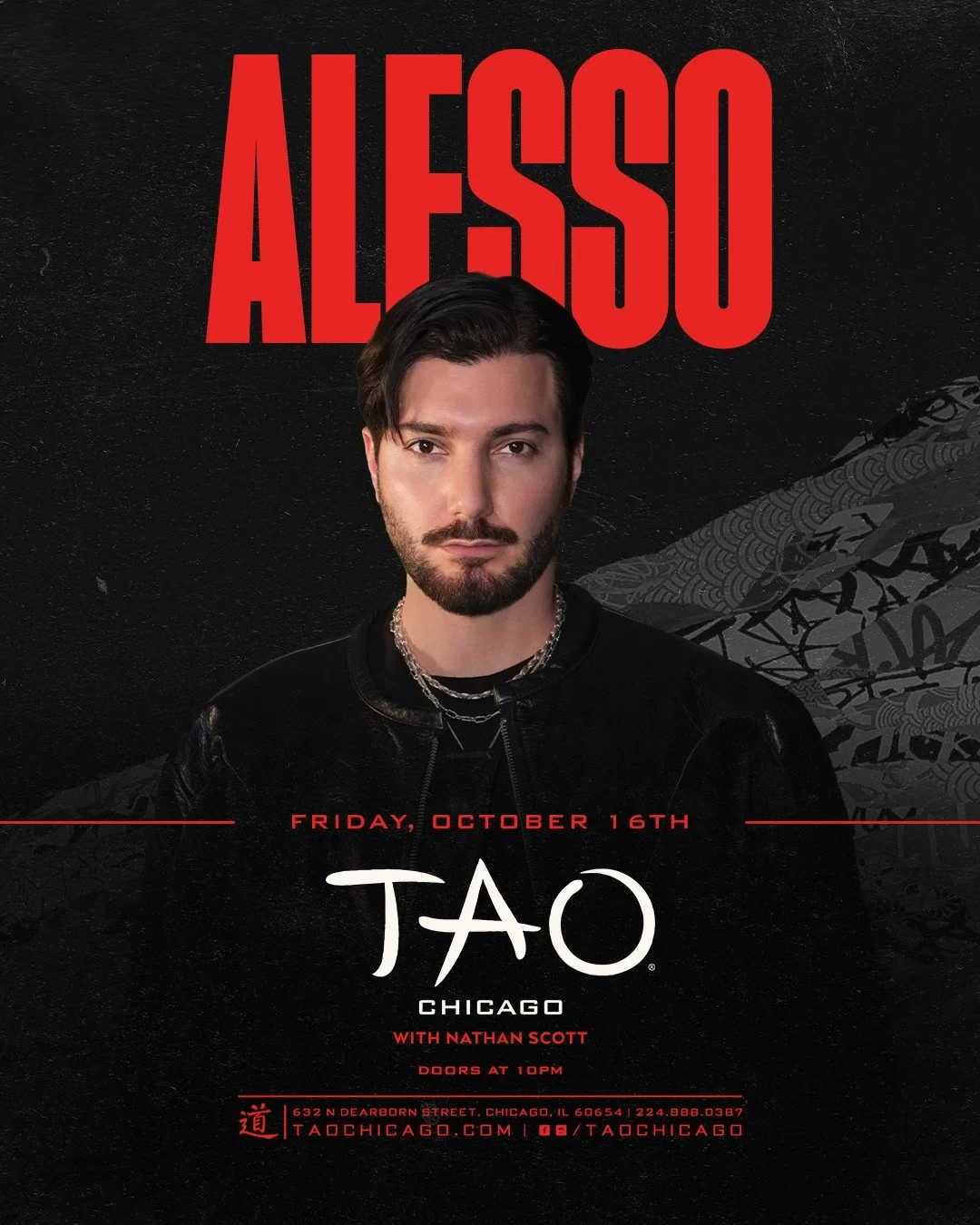 ENTER RAFFLE FOR ALESSO @ TAO