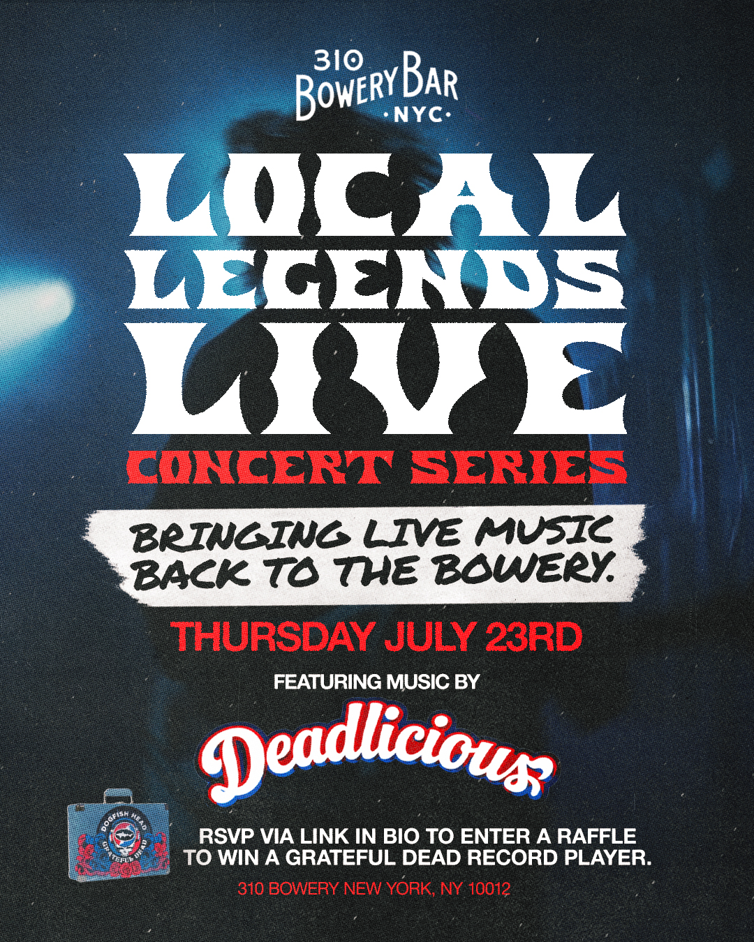 Local Legends Live Concert Series with Deadlicious