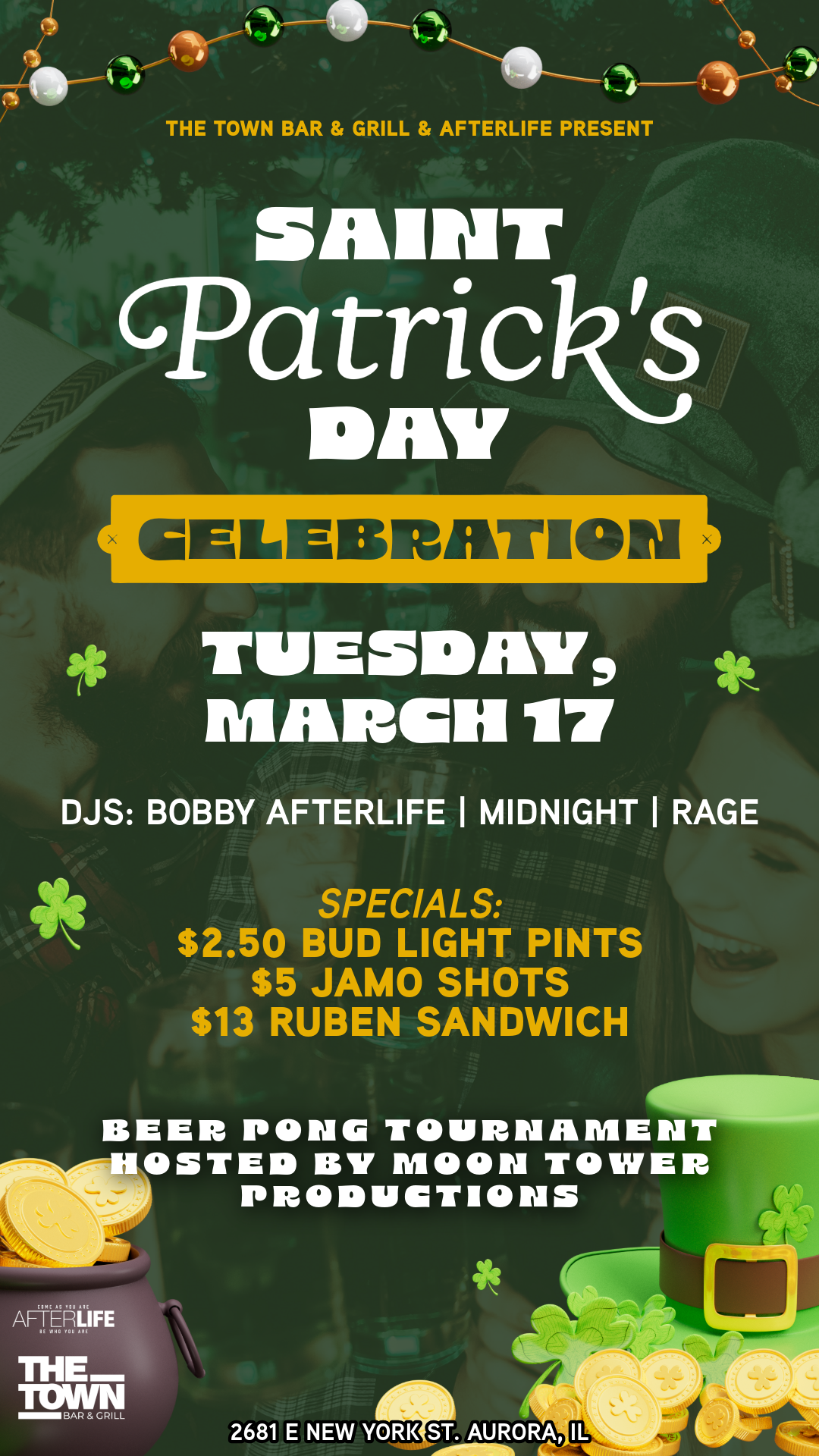 St Patrick's Day at The Town Bar & Grill