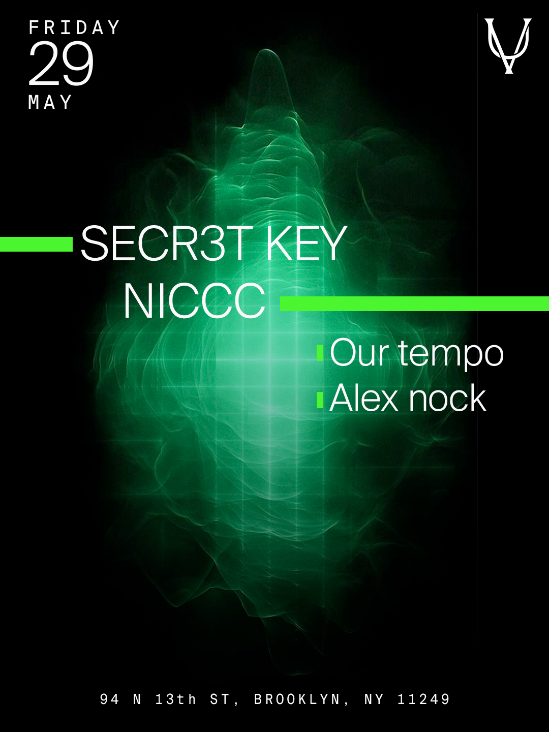 SECR3T KEY at Unveiled NYC: May 29th