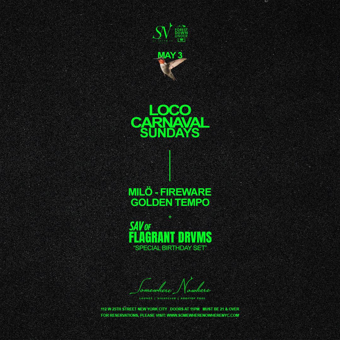 Loco Carnaval: Milö, Fireware and Sav of Flagrant Drvms, Golden Tempo
