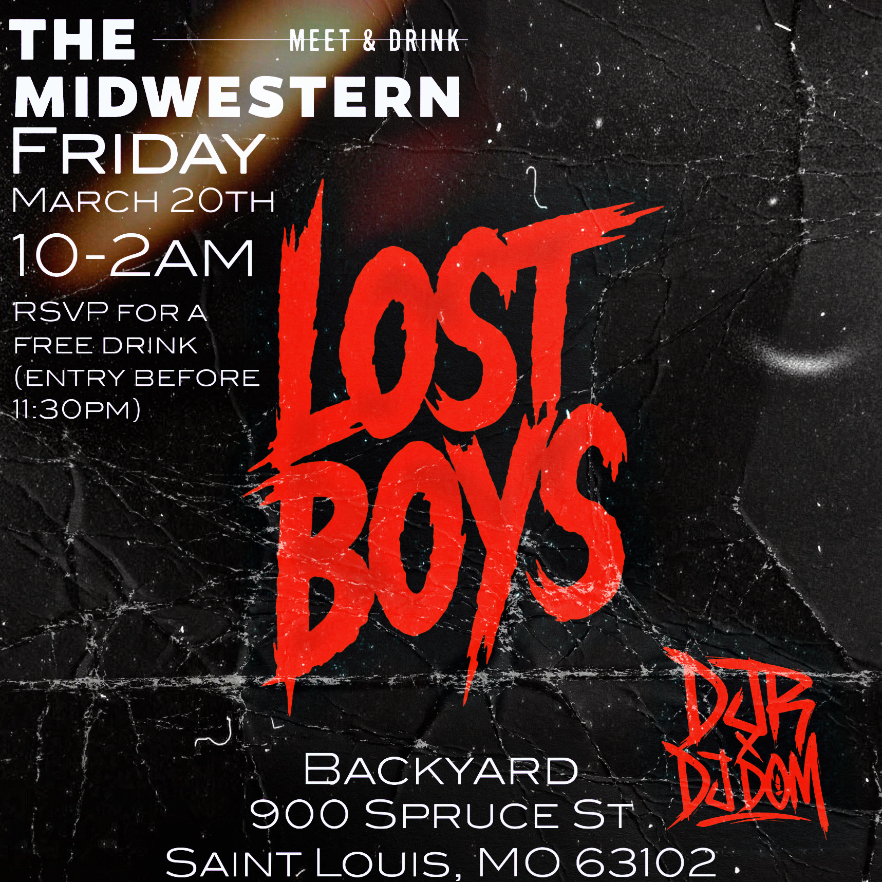 The LOST BOYS backyard party