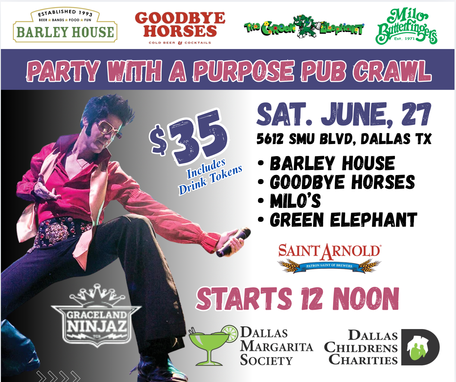 Party with a Purpose Pub Crawl