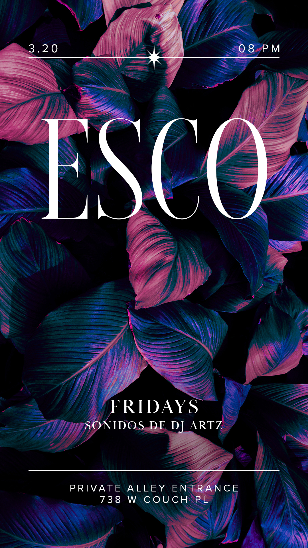 ESCO FRIDAYS with DJ ARTZ
