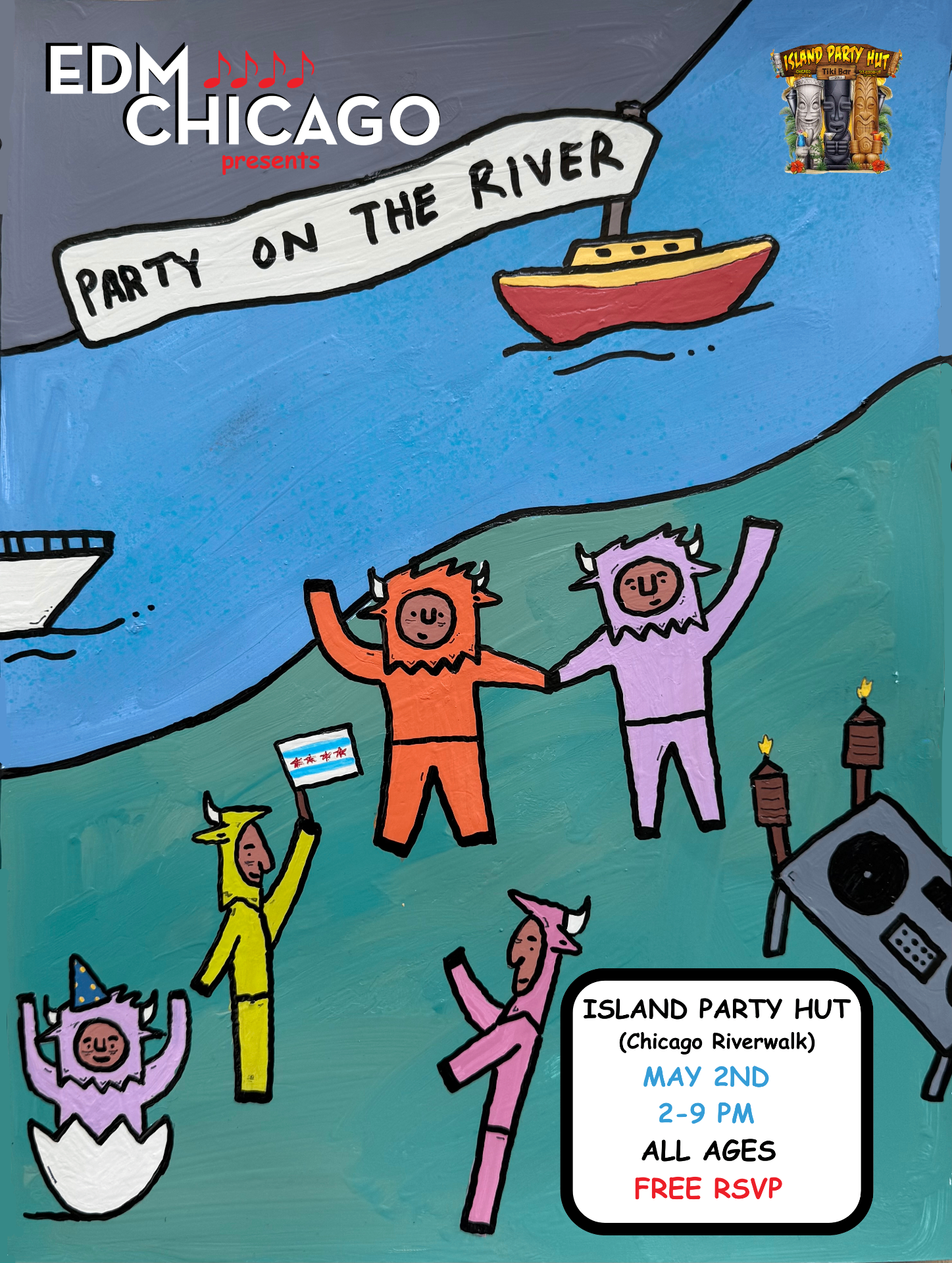 🌊🎶 PARTY ON THE RIVER