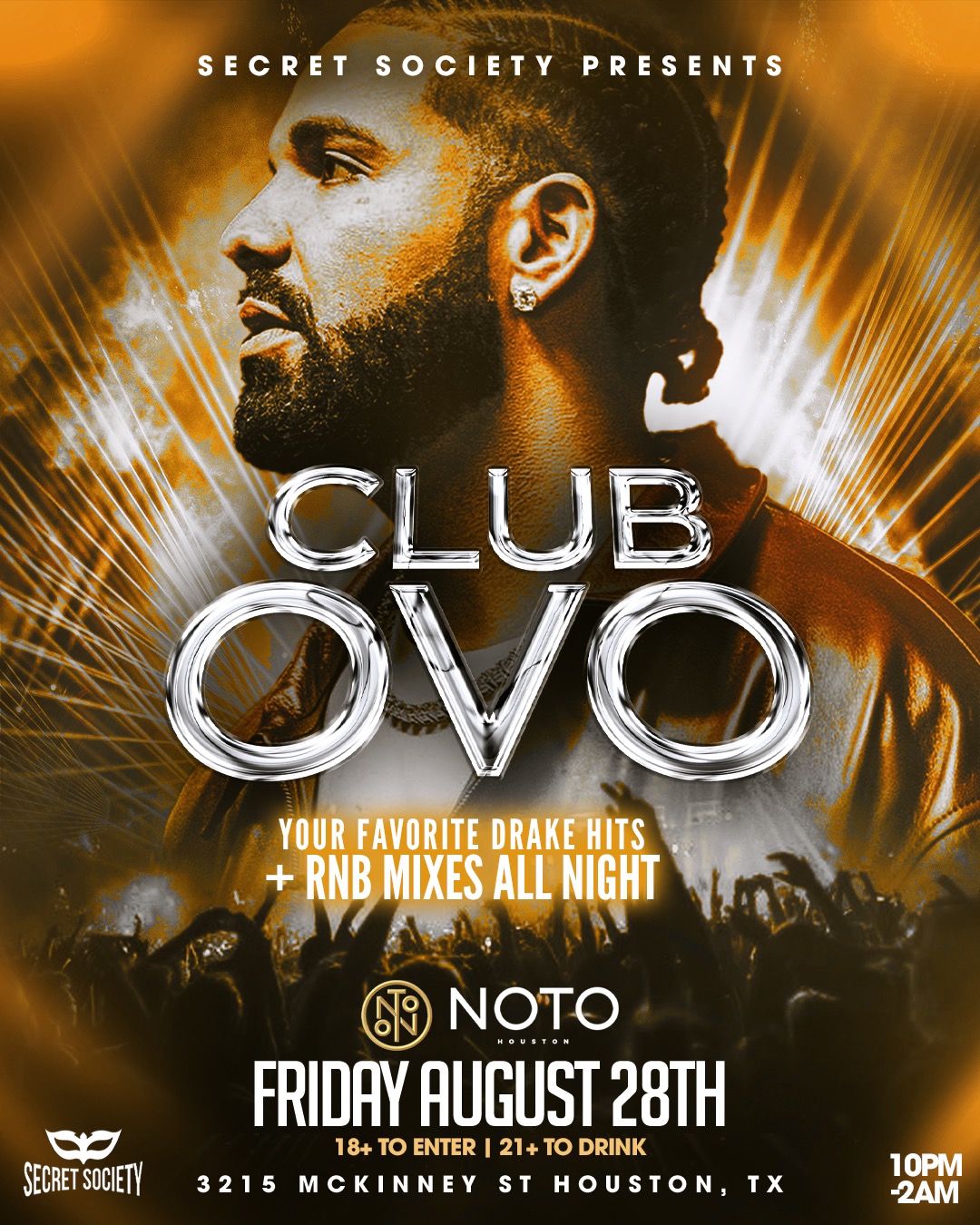 Club Ovo: Your Favorite Drake Hits + R&B Mixes All Night