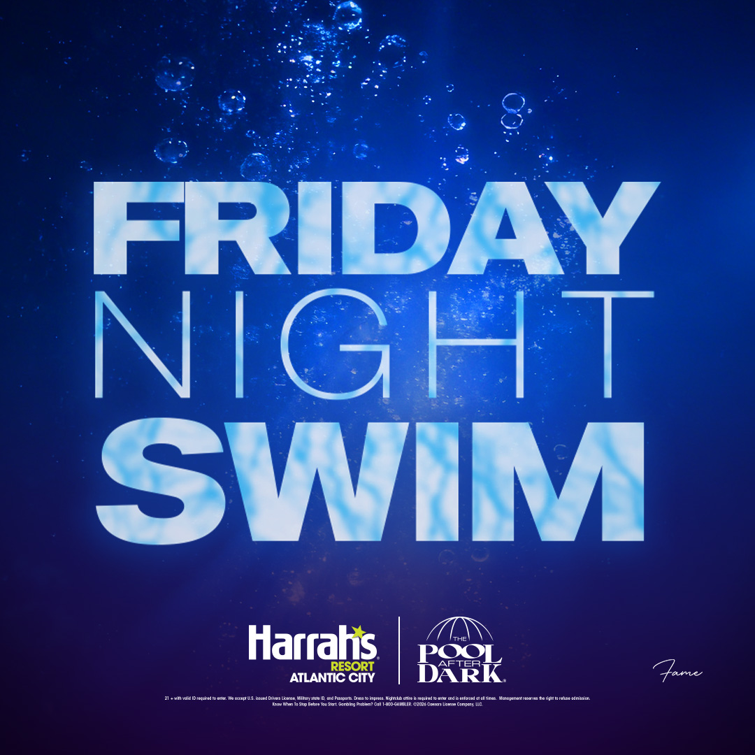 Friday Night Swim at The Pool After Dark Atlantic City | Pool Party