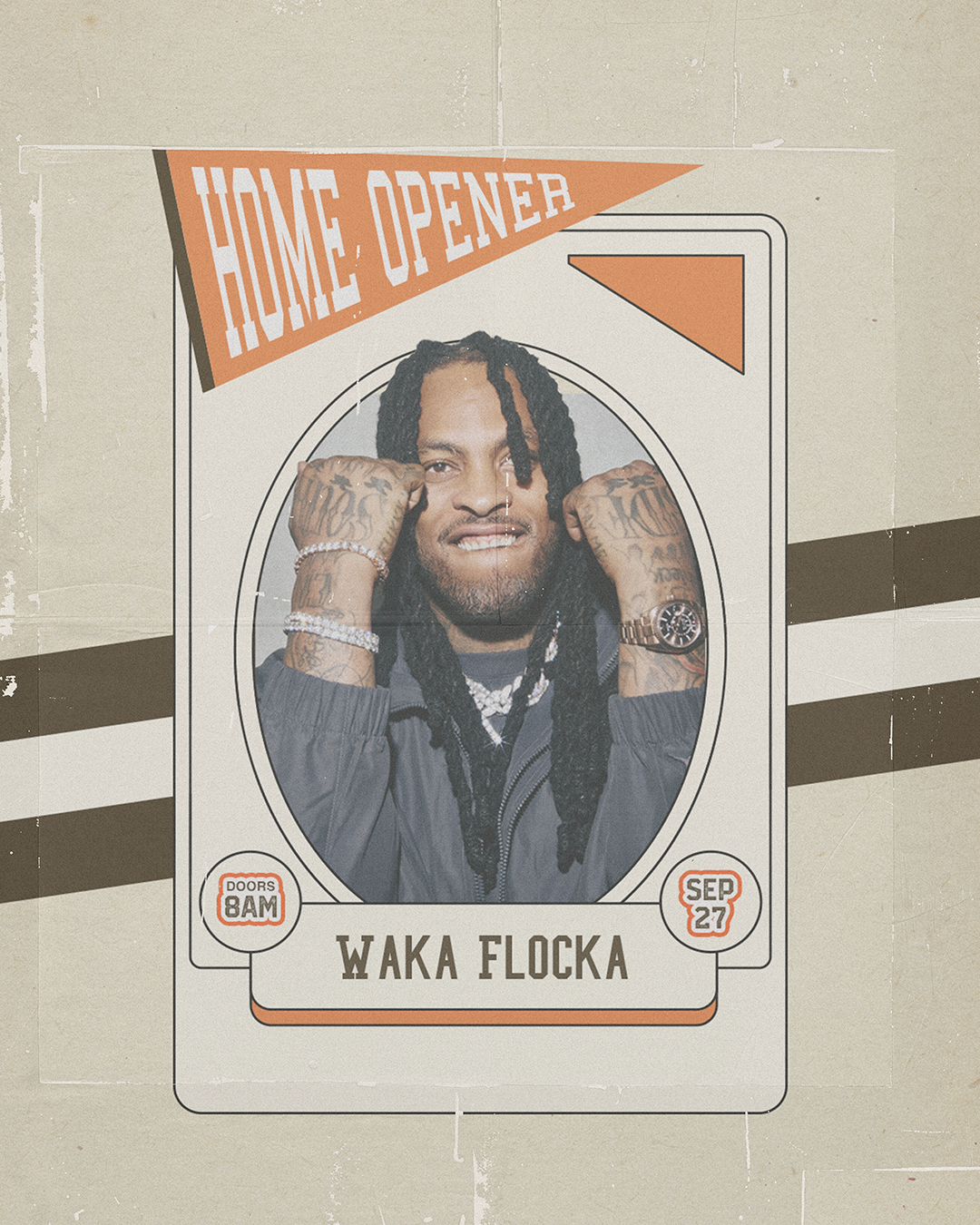 BROWNS HOME OPENER WITH WAKA FLOCKA FLAME