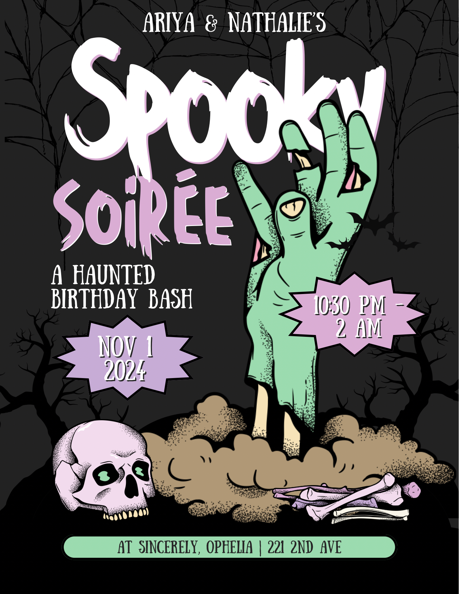 Ariya & Nathalie’s Spooky Soireé