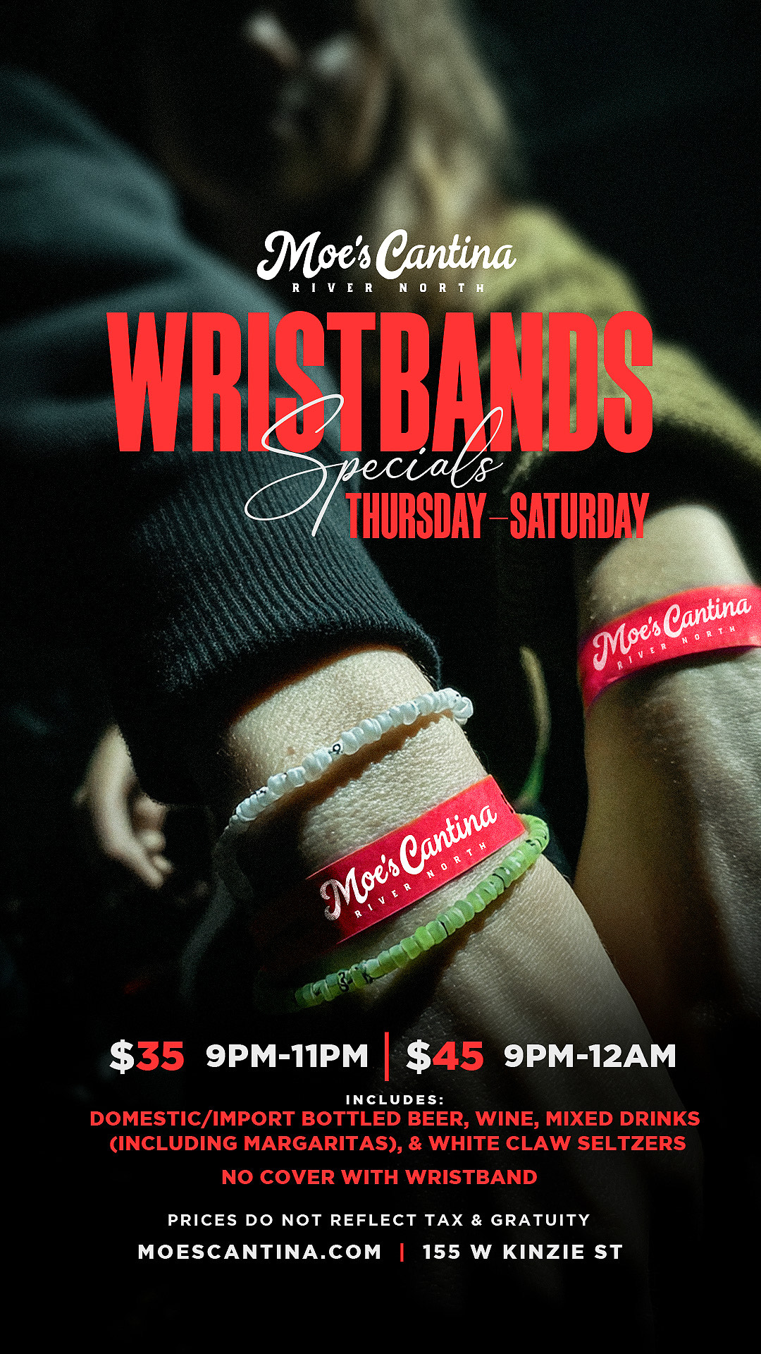 Jan 23: Friday Night Wristband Packages