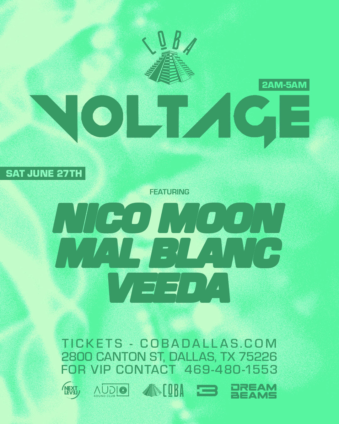 VOLTAGE Saturdays at Coba 6.27