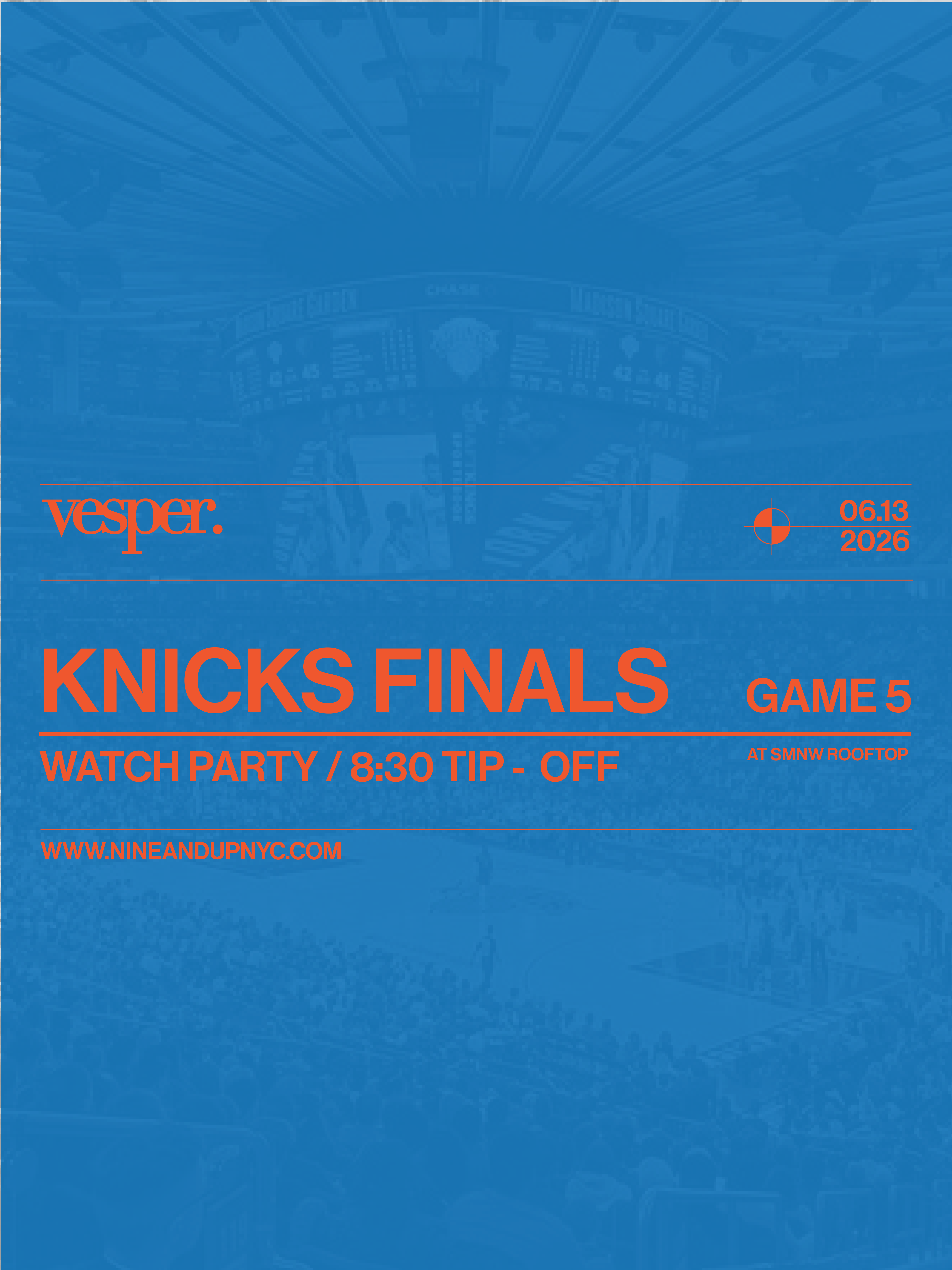 Knicks NBA Finals Watch Party : Rooftop Game 5