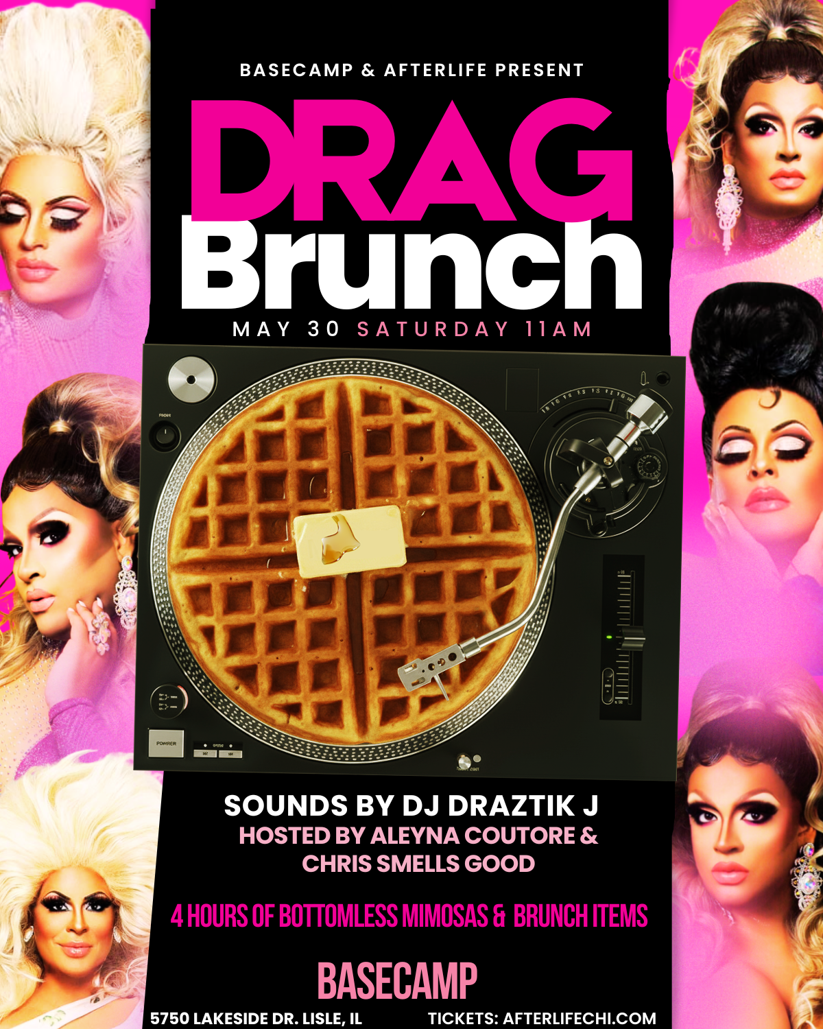 Bottomless Mimosas Drab Brunch, Adult Toy Bingo & DJ Dance Party