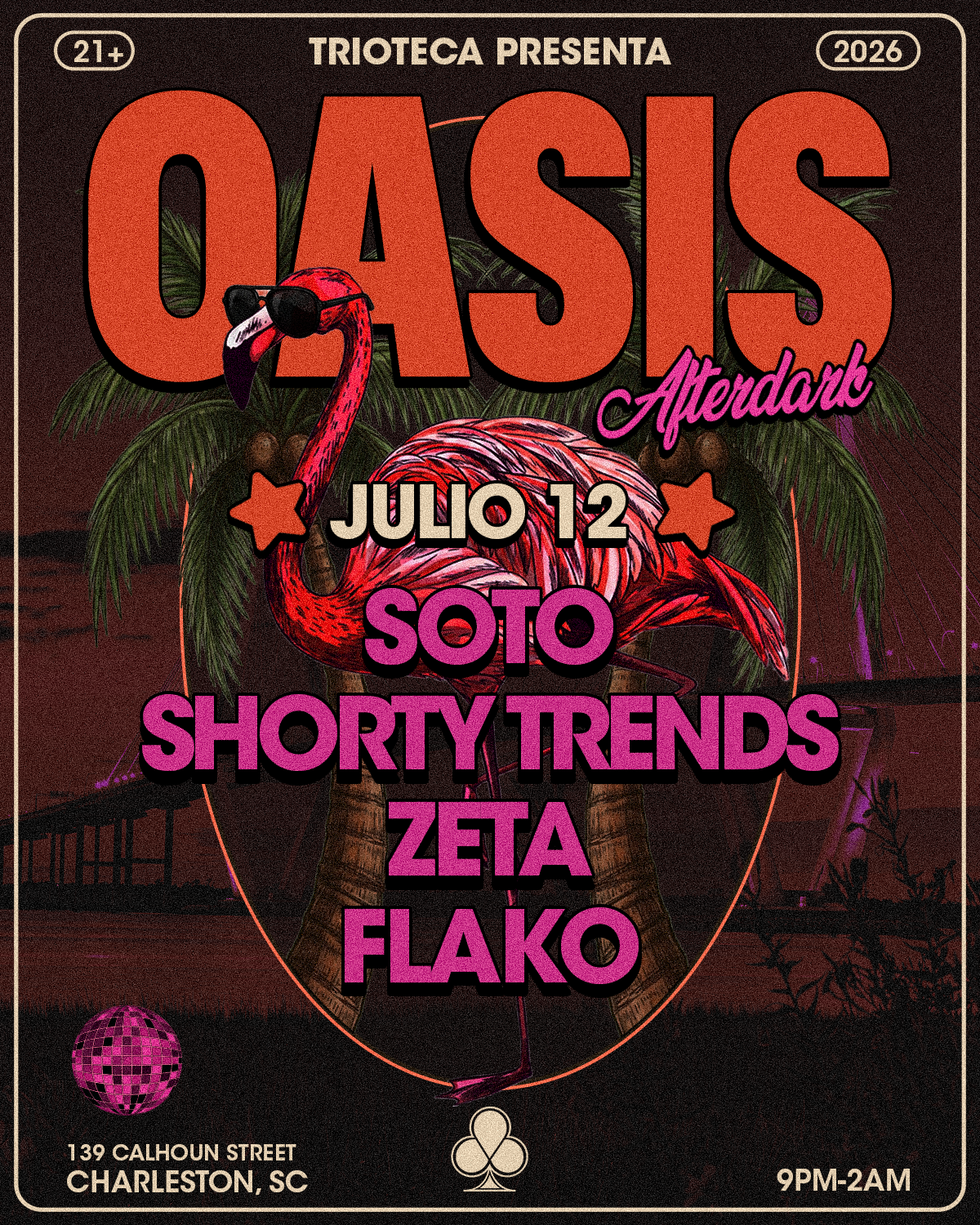TRIOTECA Presenta: OASIS AFTERDARK 🌙