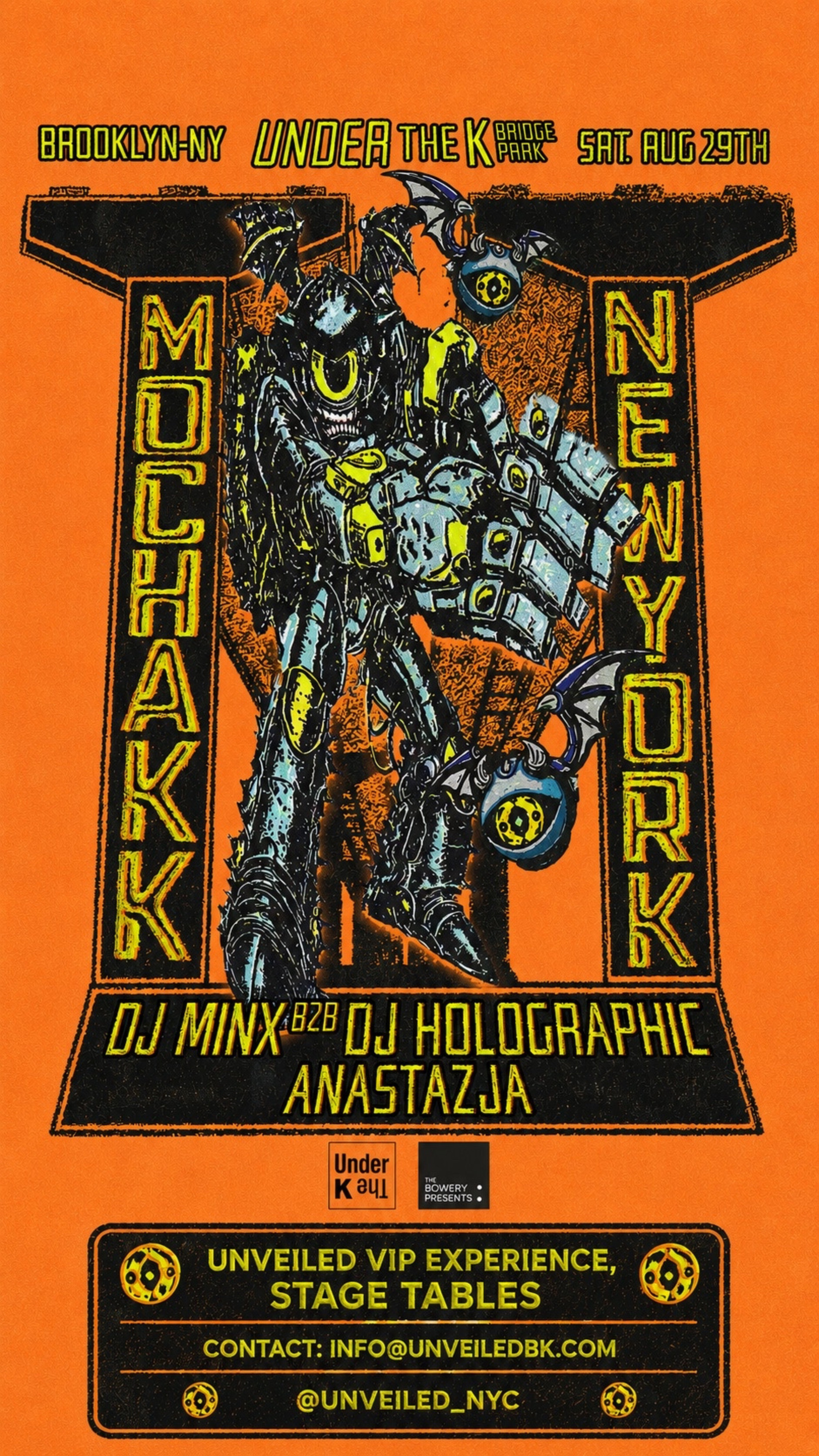 Mochakk - VIP STAGE Tables Sat Aug 29th