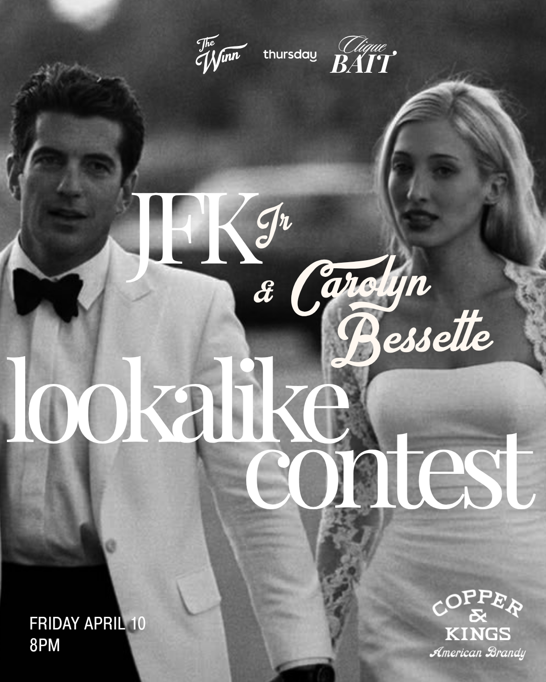 JFK JR & CAROLYN LOOK ALIKE CONTEST