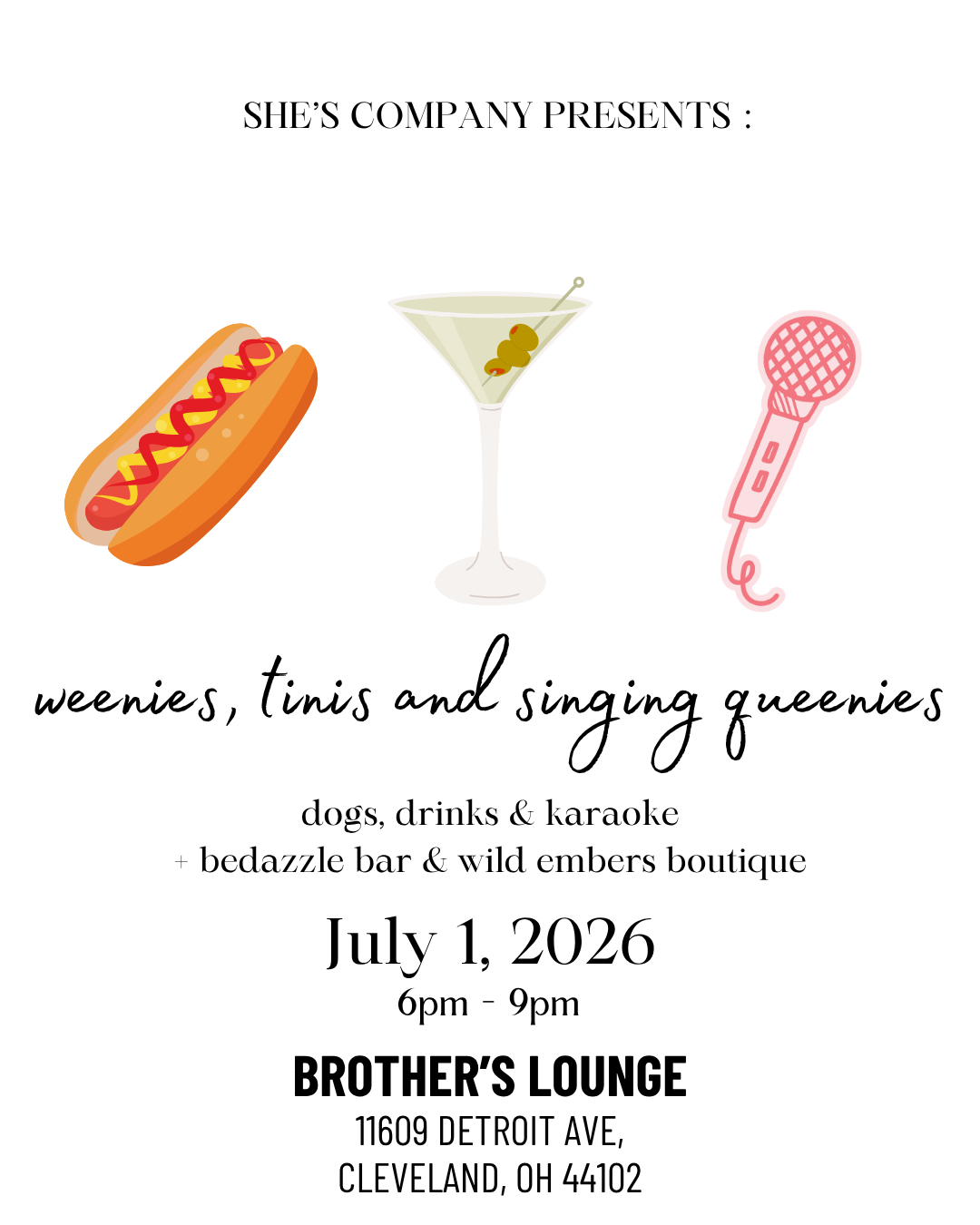 Weenies, Tini's & Singing Queenies