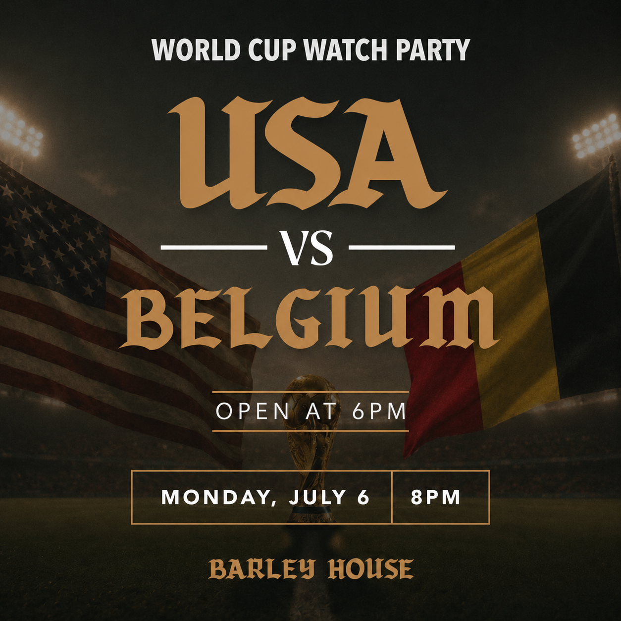 USA WORLD CUP WATCH PARTY