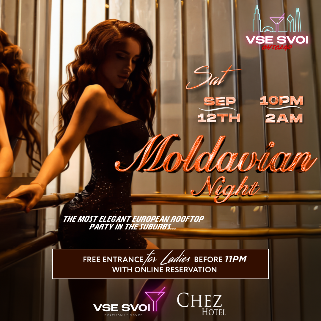 VSE SVOI CHICAGO, Sep 12th "Moldavian Night" (Chez Paul Rooftop)