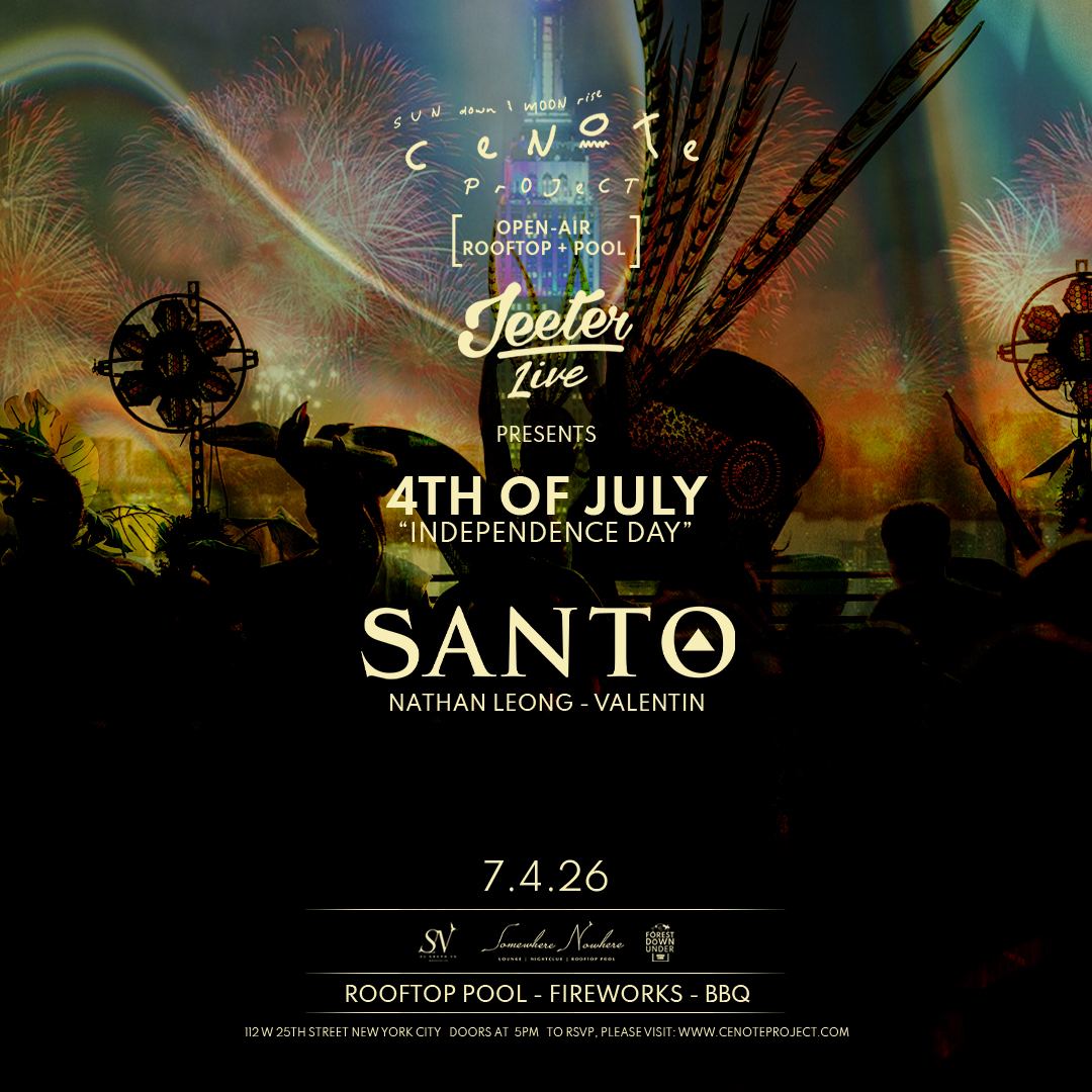 4th of July (Cenote Project [Open-Air Rooftop + Pool] x Jeeter Live)