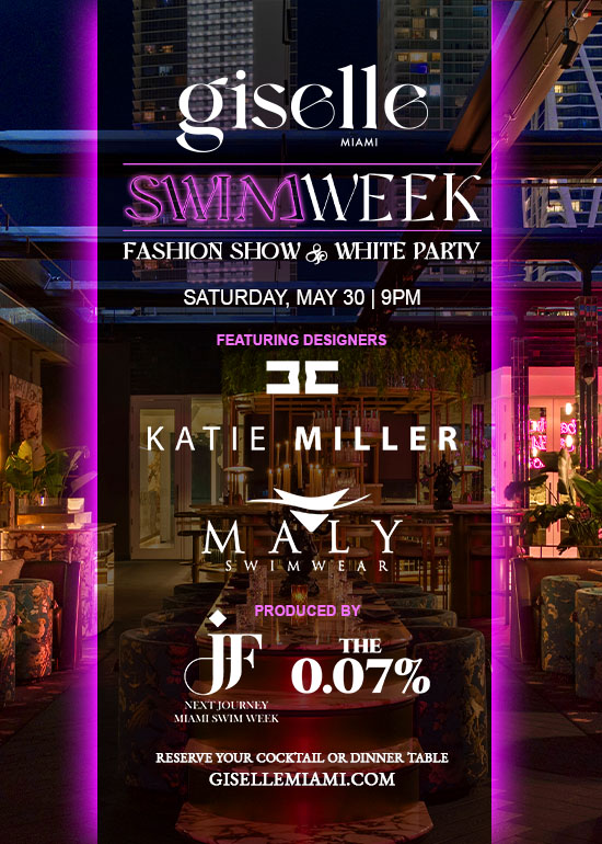 MIAMI SWIM WEEK @ GISELLE: FASHION SHOW & WHITE PARTY