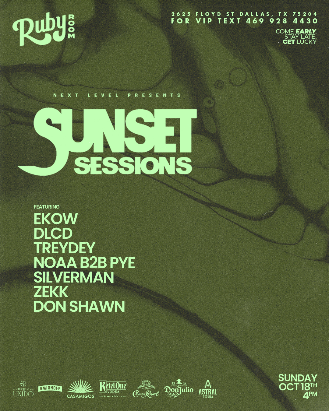 SUNSET SESSIONS - 10.18