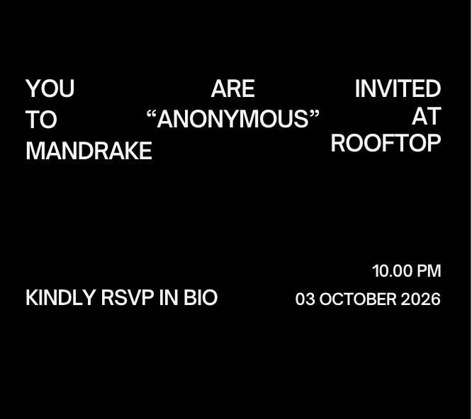 "ANONYMOUS"