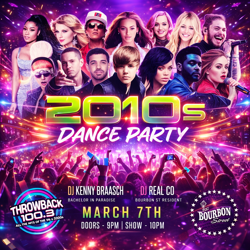 2010s Dance Party - Presented by Throwback 100.3