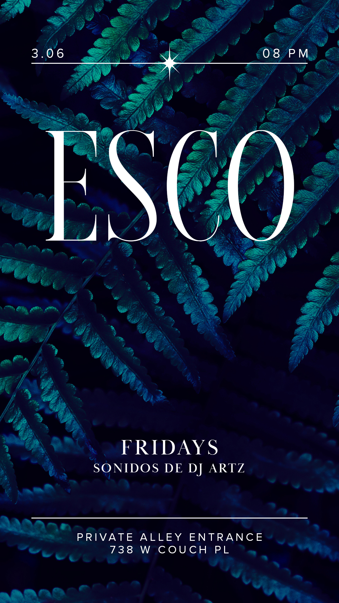 ESCO FRIDAYS with DJ ARTZ