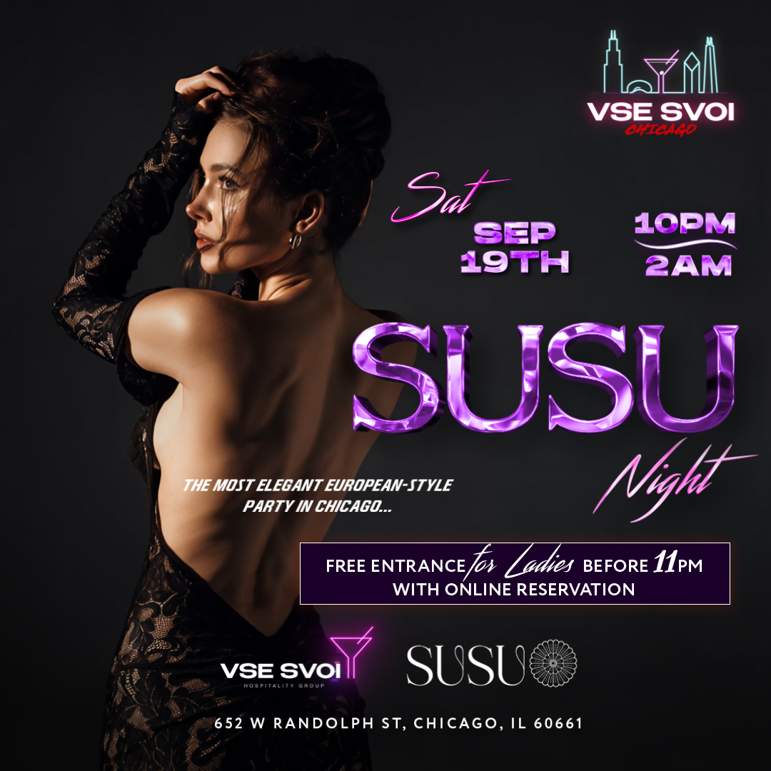 VSE SVOI CHICAGO, Sep 19th "Susu Night" (Susu Restaurant)