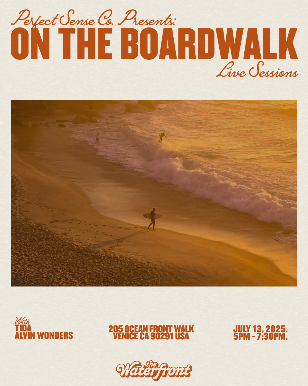 Perfect Sense Co. Presents: On the Boardwalk with Tida