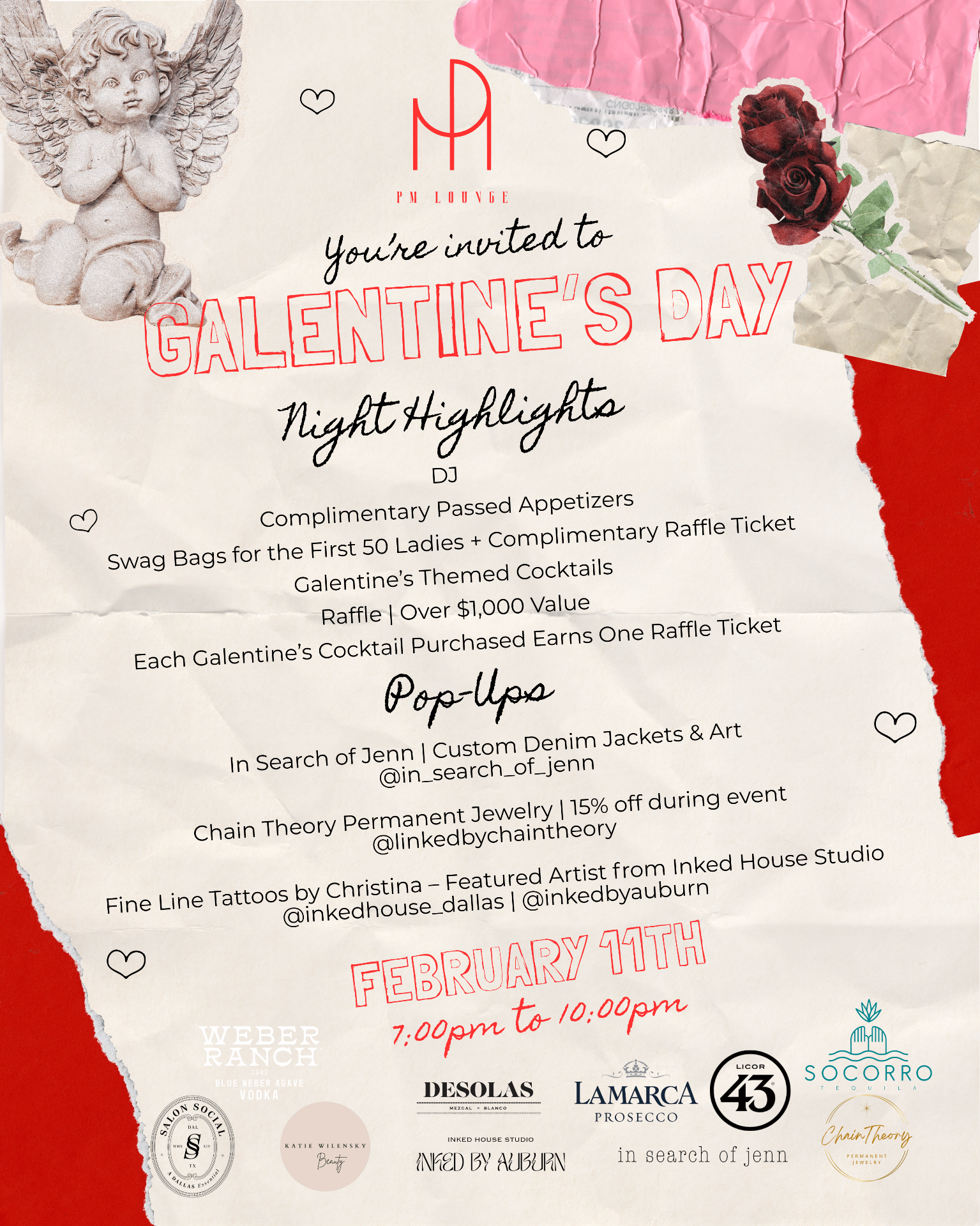 Galentine's at PM LOUNGE | February 11th