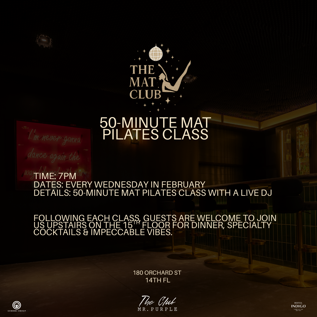 The Mat Club x Mr. Purple