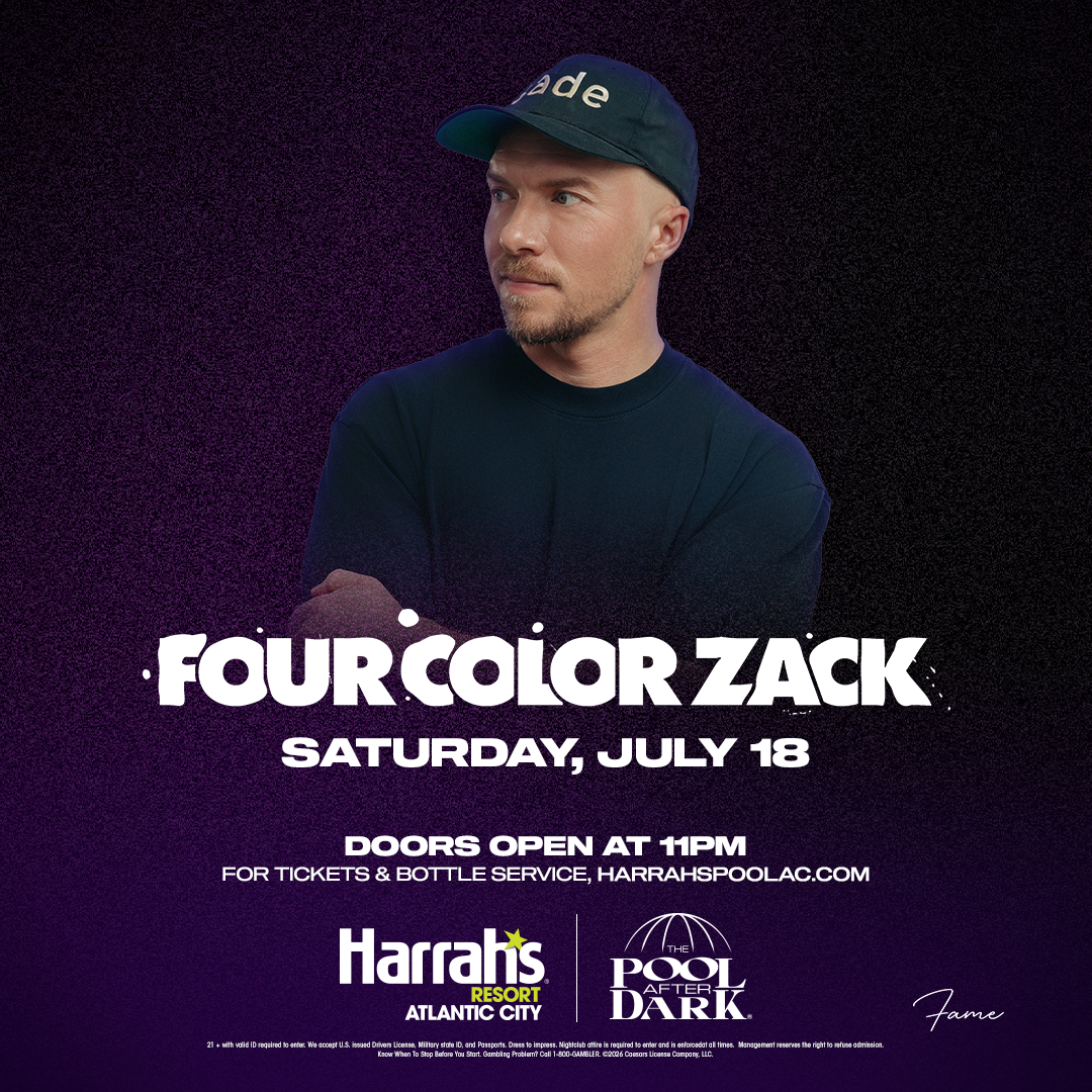 Four Color Zack at The Pool After Dark Atlantic City - Saturday, July 18