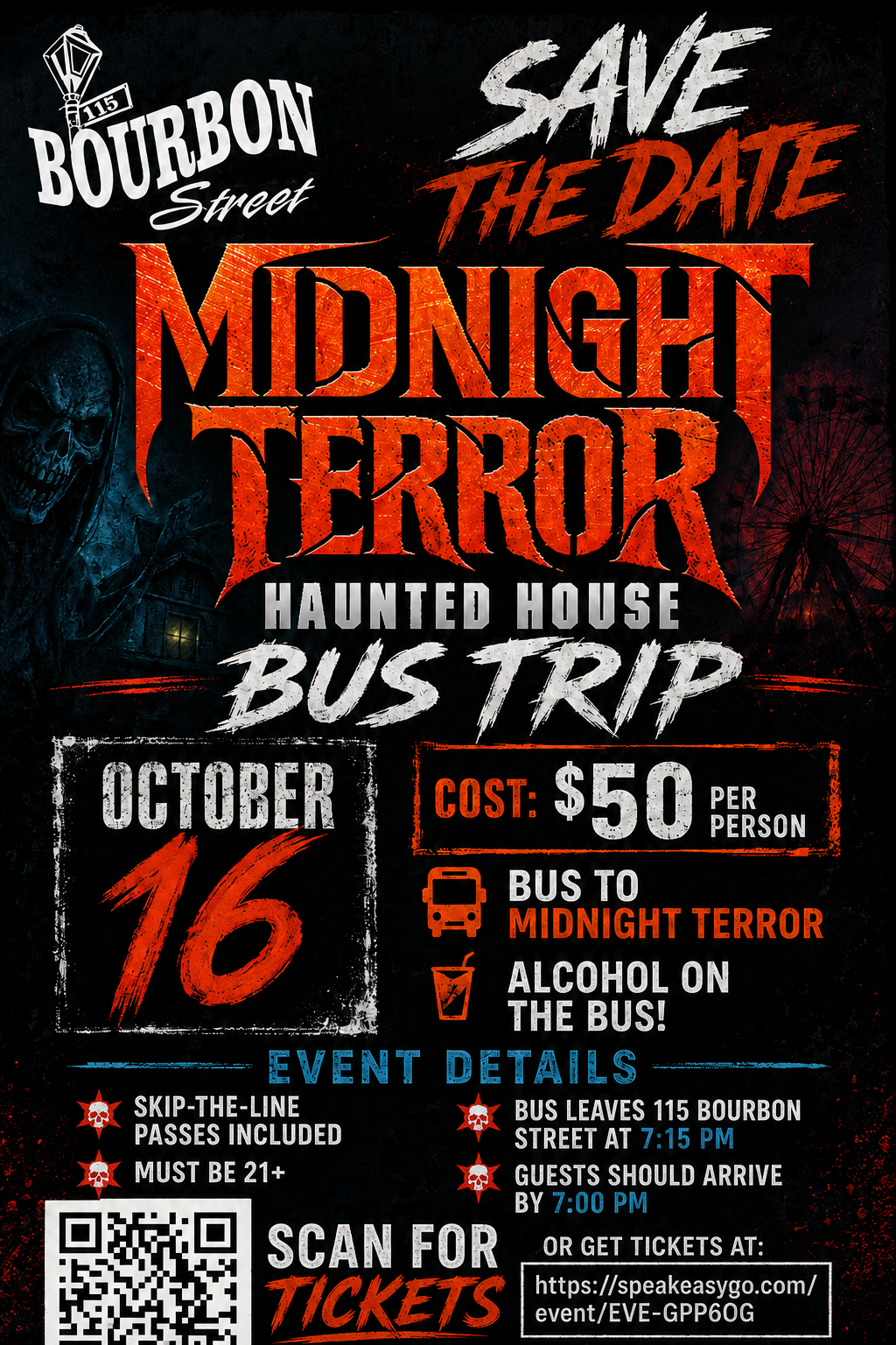 Haunted House Bus Trip