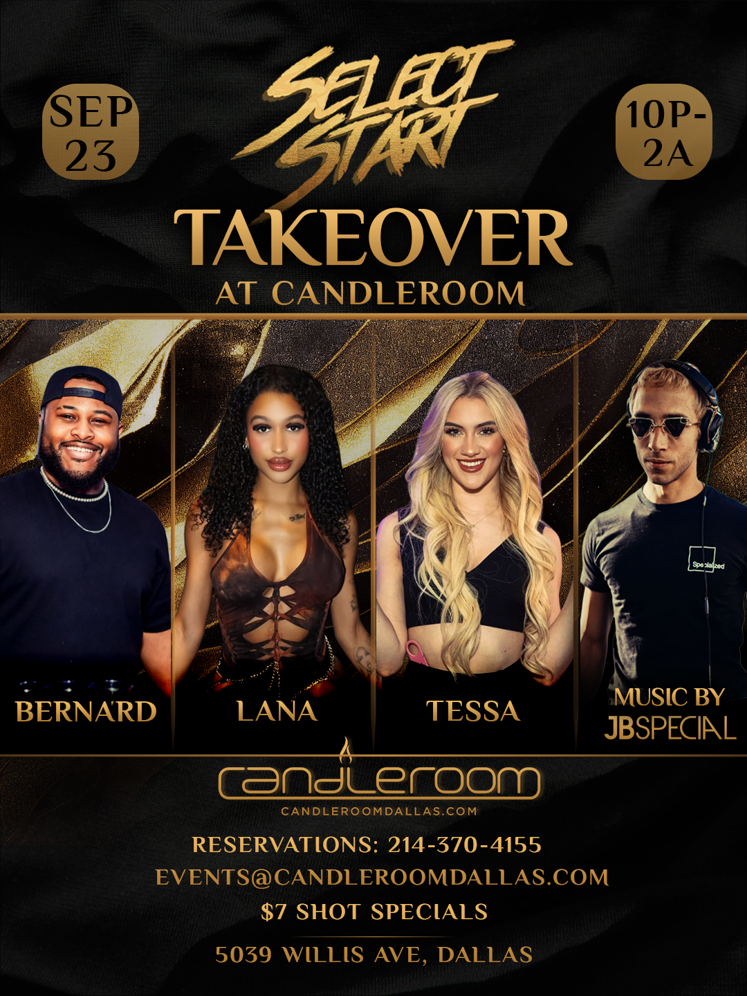 Select Start Takeover ft JB Special