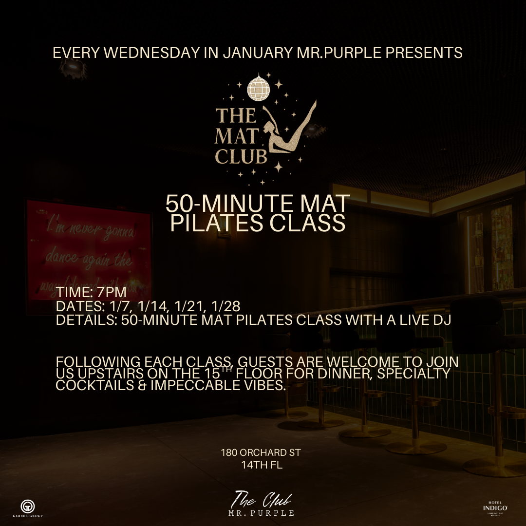 The Mat Club x Mr. Purple