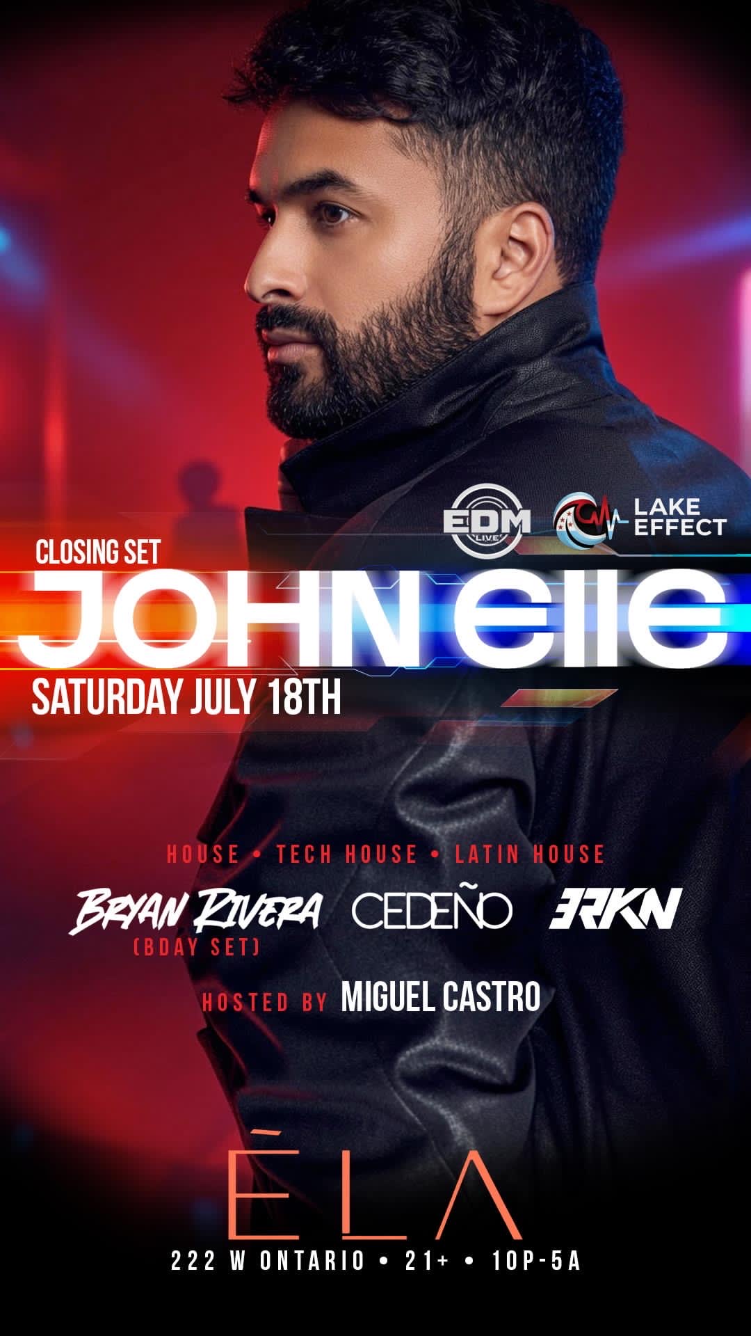 Ela Nightclub presents JOHN ELLE